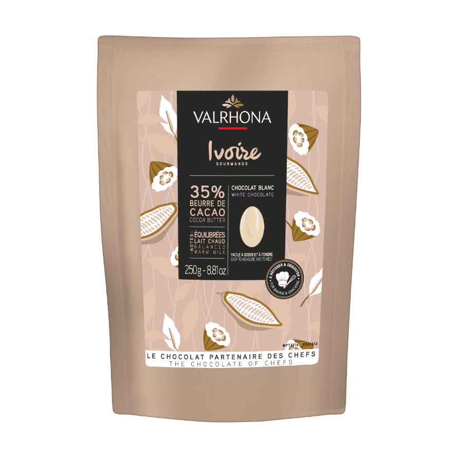 Valrhona Бял Шоколад Ивоар 35% 250 г
